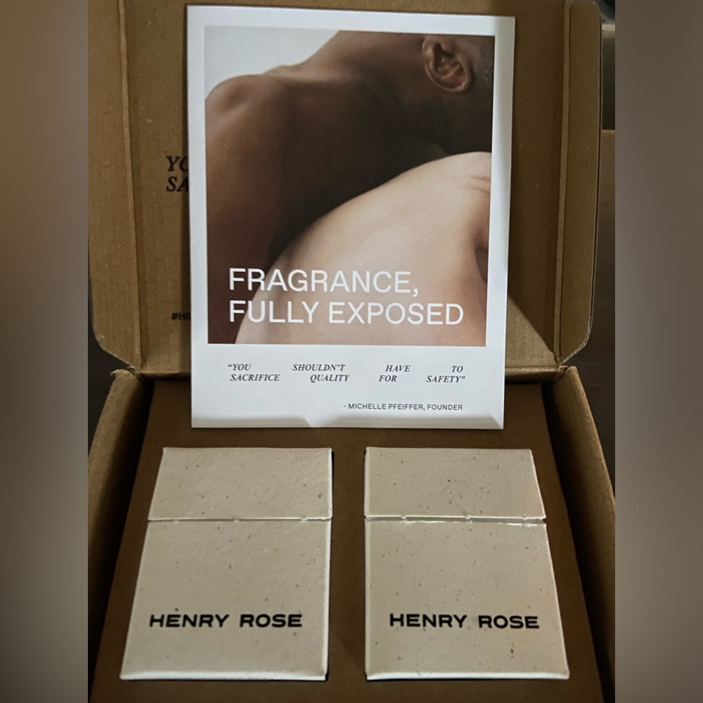 Henry Rose perfume sample set, 11 different scents to try!